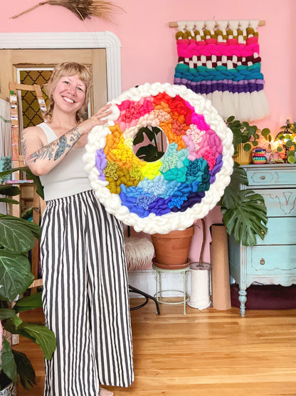 Rainbow Portal - Circular Weaving 24 inches
