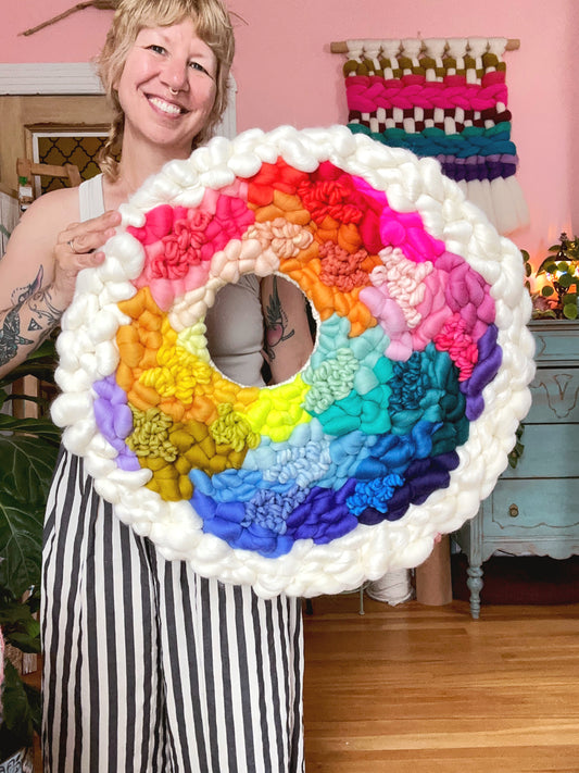 Rainbow Portal - Circular Weaving 24 inches